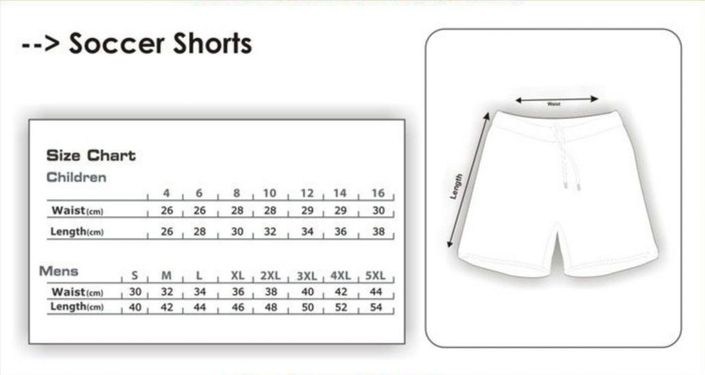 Soccer-Short-Sizes